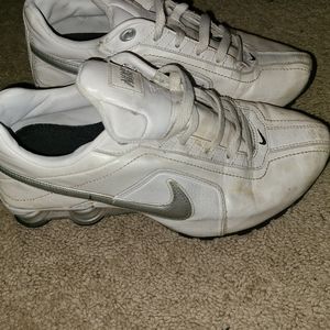 White Nike shox